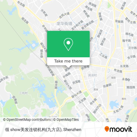 领 show美发连锁机构(九方店) map
