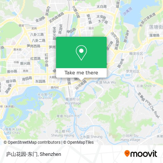 庐山花园-东门 map