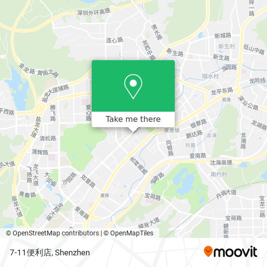 7-11便利店 map
