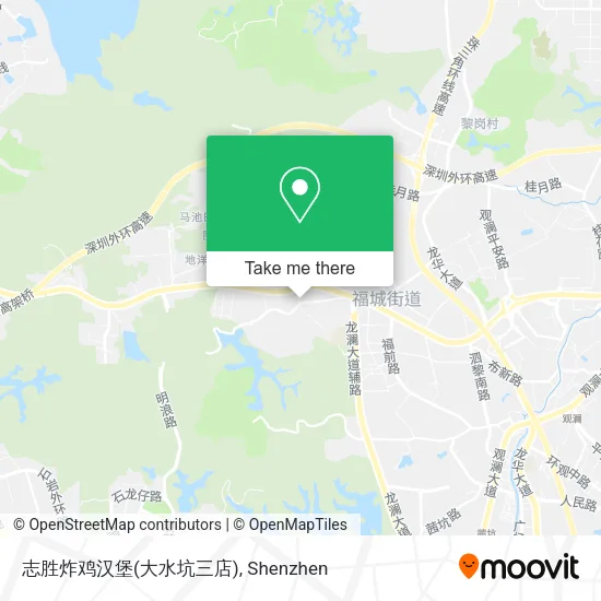 志胜炸鸡汉堡(大水坑三店) map