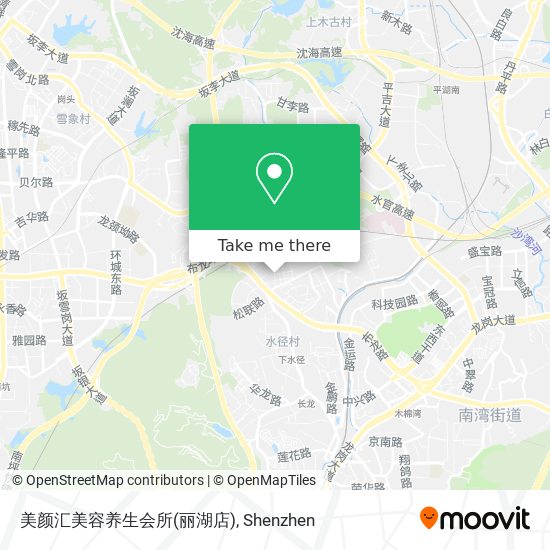 美颜汇美容养生会所(丽湖店) map