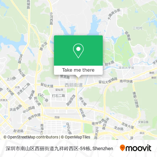 深圳市南山区西丽街道九祥岭西区-59栋 map
