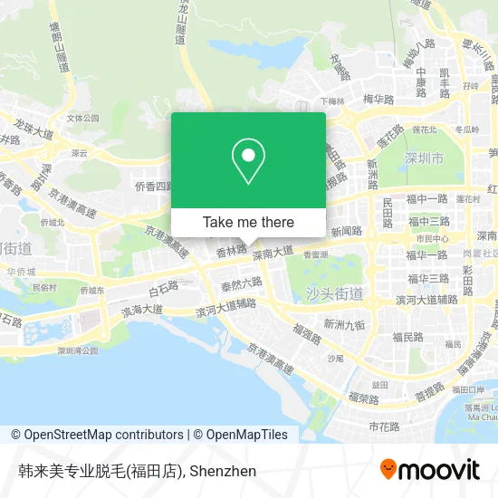 韩来美专业脱毛(福田店) map