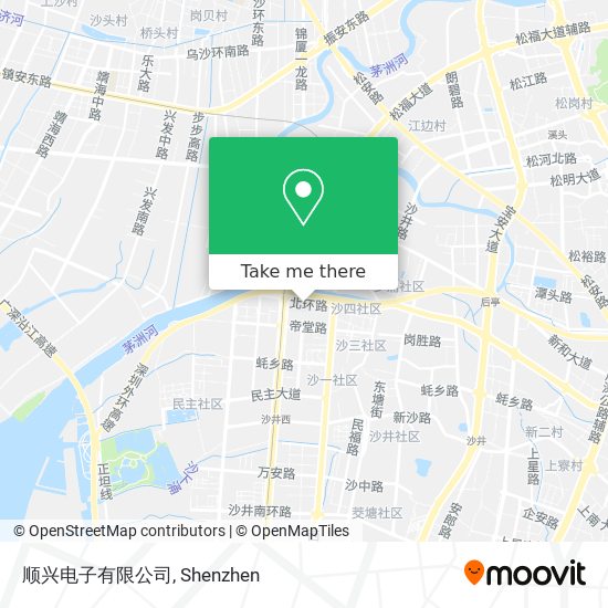 顺兴电子有限公司 map
