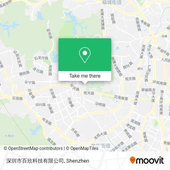 深圳市百欣科技有限公司 map
