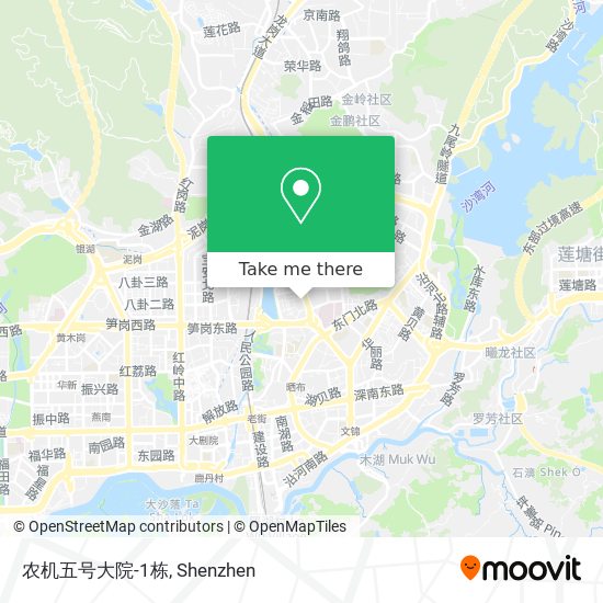 农机五号大院-1栋 map
