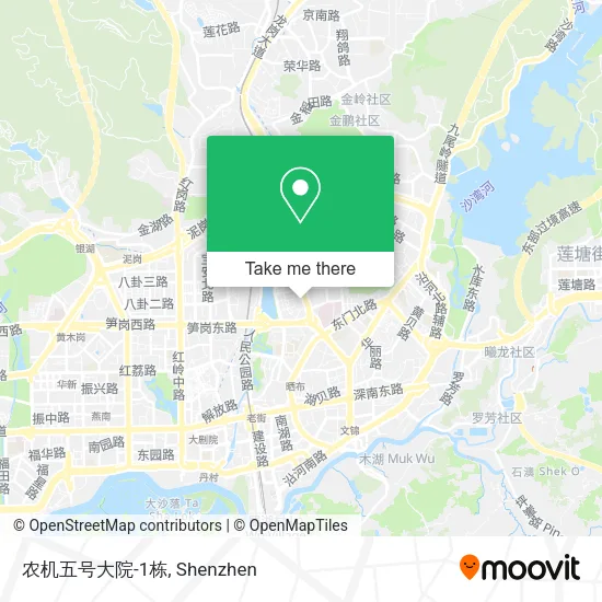 农机五号大院-1栋 map