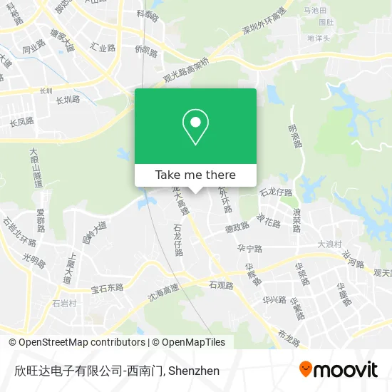 欣旺达电子有限公司-西南门 map