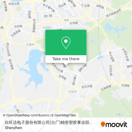 欣旺达电子股份有限公司(分厂)精密塑胶事业部 map
