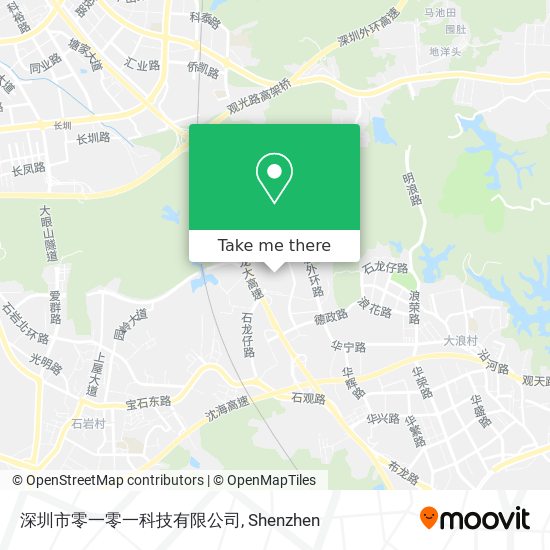 深圳市零一零一科技有限公司 map