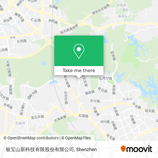 银宝山新科技有限股份有限公司 map