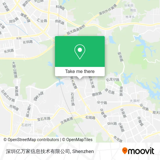 深圳亿万家信息技术有限公司 map