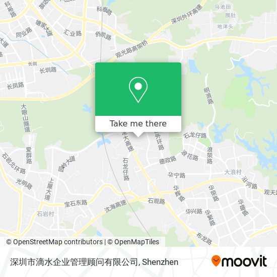 深圳市滴水企业管理顾问有限公司 map