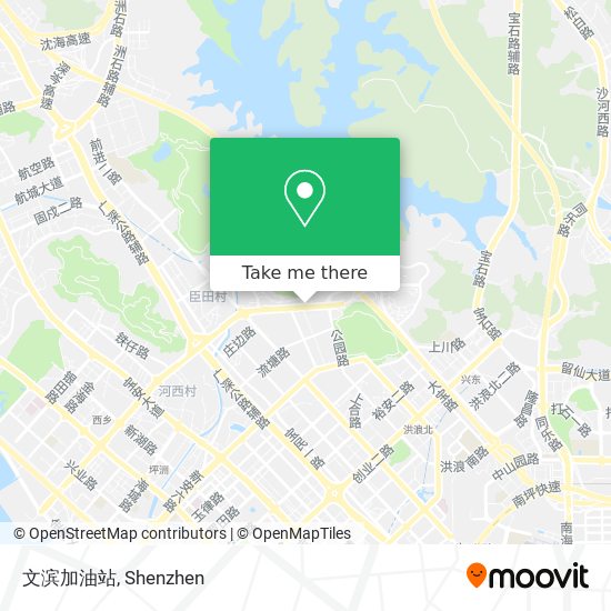 文滨加油站 map