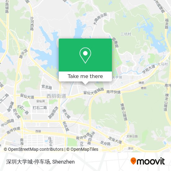 深圳大学城-停车场 map