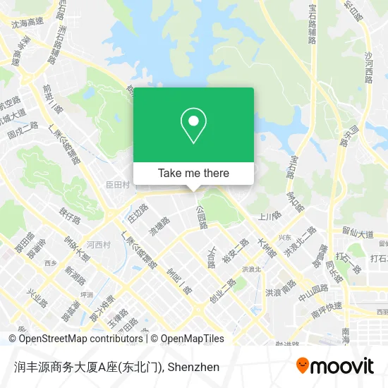 润丰源商务大厦A座(东北门) map