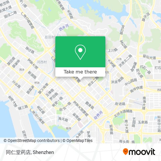 同仁堂药店 map