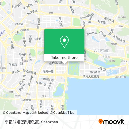李记味道(深圳湾店) map