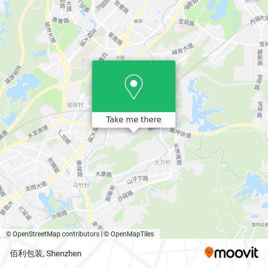 佰利包装 map