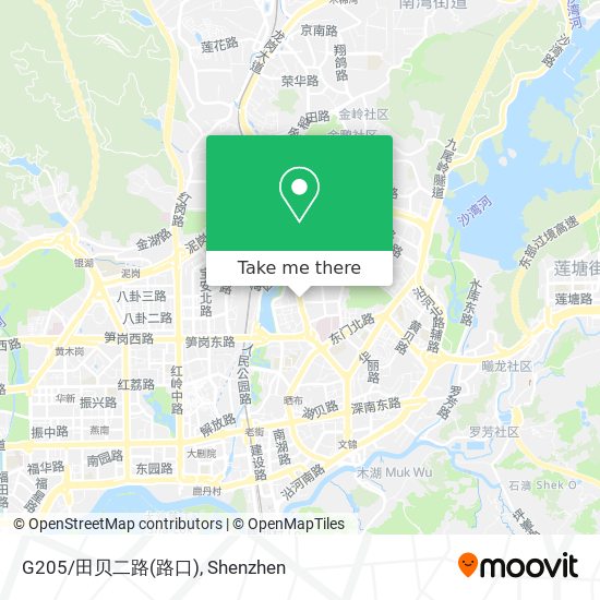 G205/田贝二路(路口) map