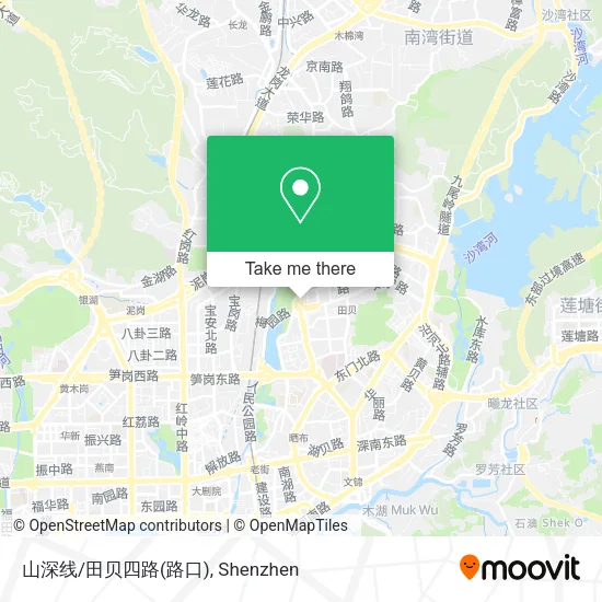 山深线/田贝四路(路口) map