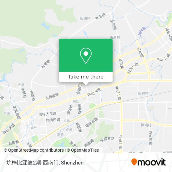 坑梓比亚迪2期-西南门 map