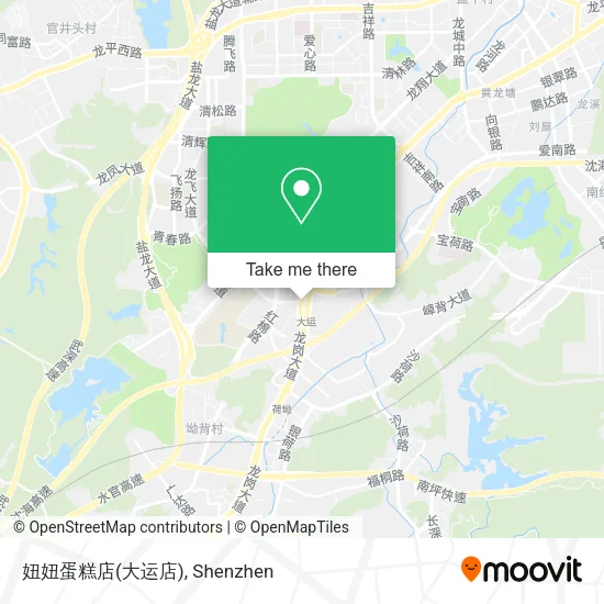 妞妞蛋糕店(大运店) map