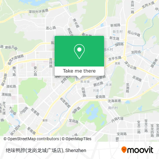 绝味鸭脖(龙岗龙城广场店) map