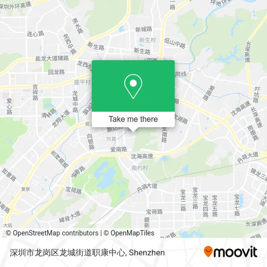 深圳市龙岗区龙城街道职康中心 map