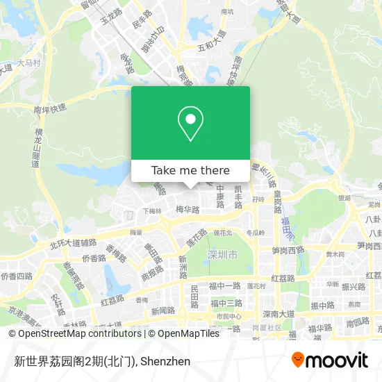新世界荔园阁2期(北门) map