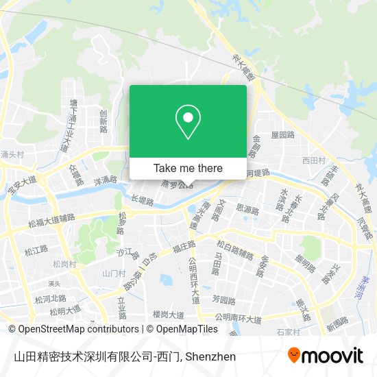 山田精密技术深圳有限公司-西门 map