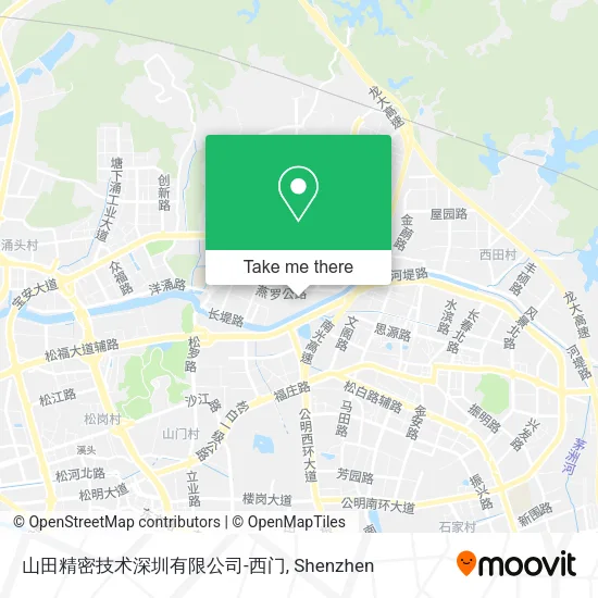 山田精密技术深圳有限公司-西门 map