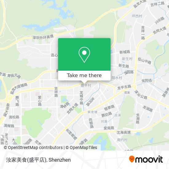 汝家美食(盛平店) map