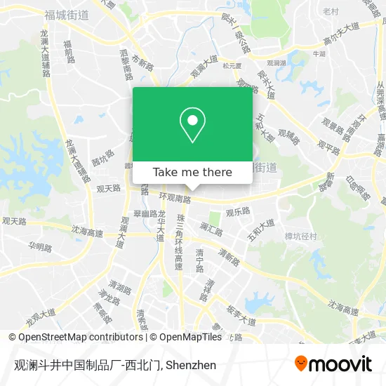 观澜斗井中国制品厂-西北门 map