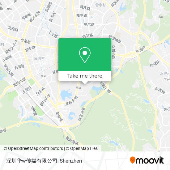 深圳华w传媒有限公司 map
