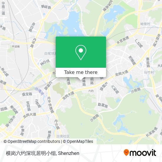 横岗六约深坑居明小组 map