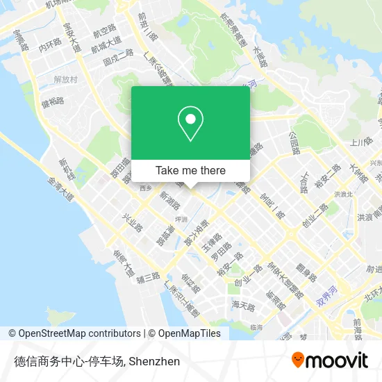德信商务中心-停车场 map