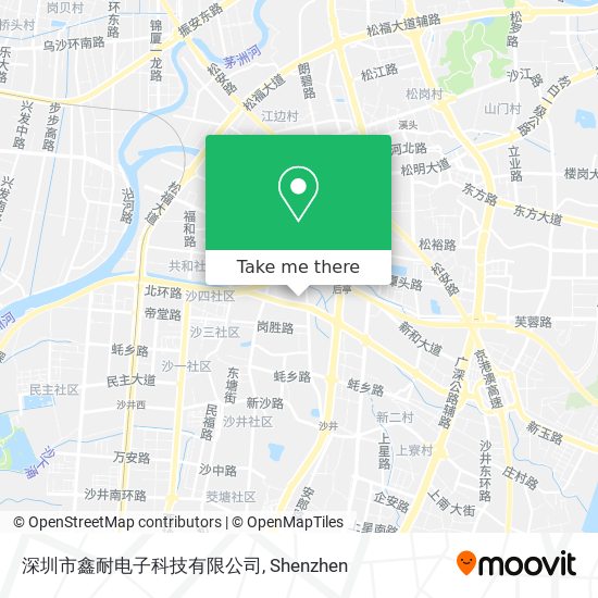 深圳市鑫耐电子科技有限公司 map