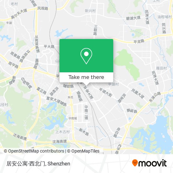 居安公寓-西北门 map