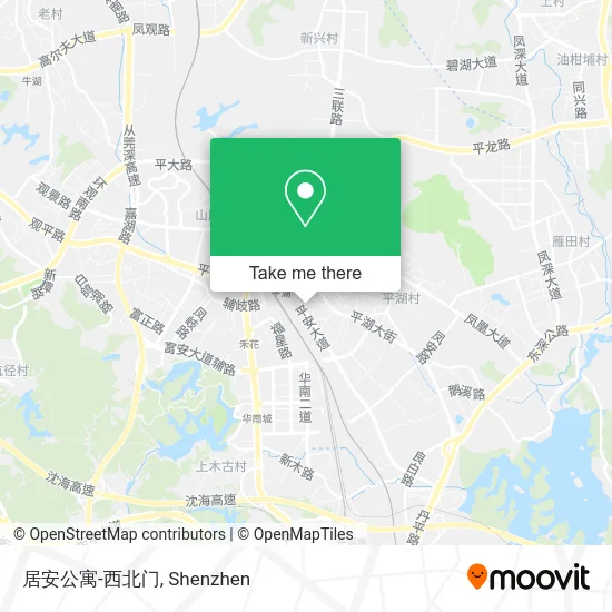 居安公寓-西北门 map