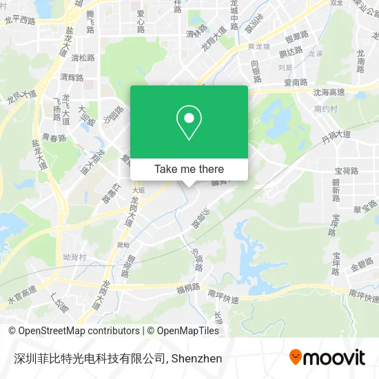 深圳菲比特光电科技有限公司 map