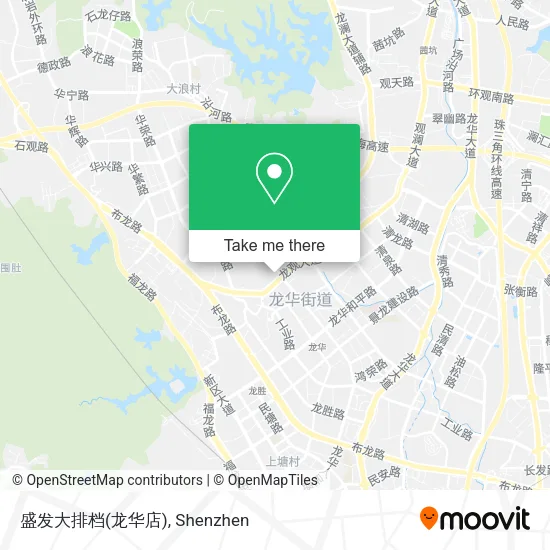 盛发大排档(龙华店) map