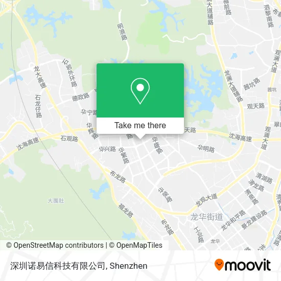 深圳诺易信科技有限公司 map