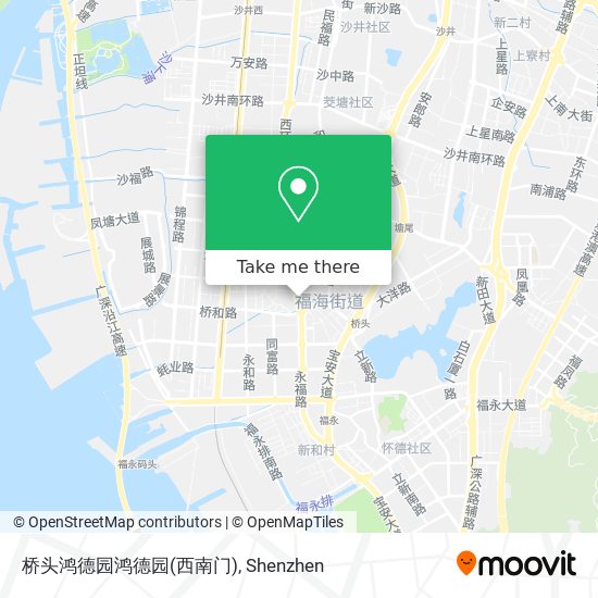 桥头鸿德园鸿德园(西南门) map
