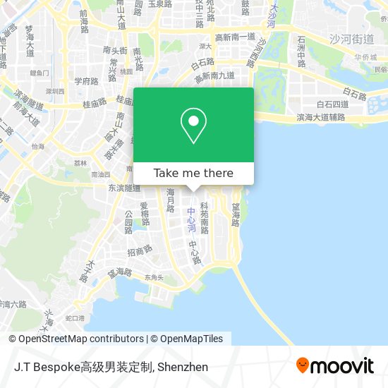 J.T Bespoke高级男装定制 map