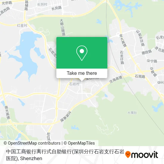 中国工商银行离行式自助银行(深圳分行石岩支行石岩医院) map
