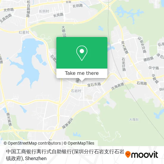 中国工商银行离行式自助银行(深圳分行石岩支行石岩镇政府) map
