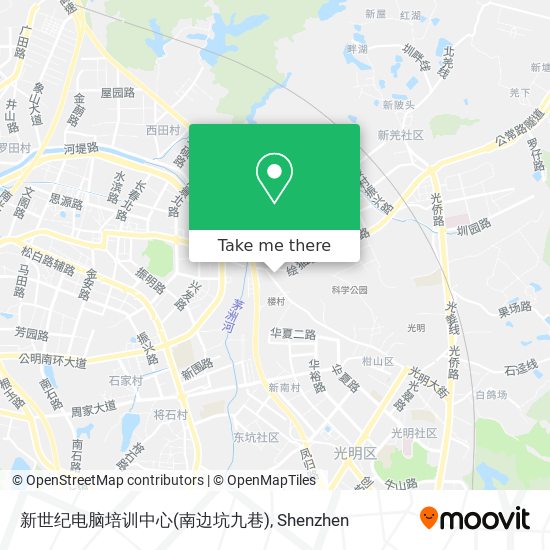 新世纪电脑培训中心(南边坑九巷) map
