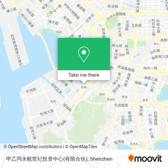 甲乙丙永航世纪投资中心(有限合伙) map