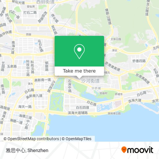 雅思中心 map